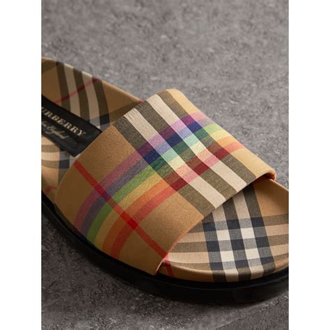 burberry girl slides|burberry vintage slides.